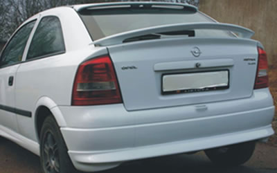 Opel Astra G spoiler sedan